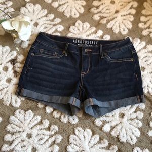 ADORABLE Aeropostale dark wash shorts
